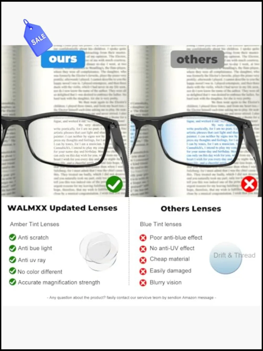 8 Pack Reading Glasses Blue Light Blocking Men Women Anti Eyestrain UV